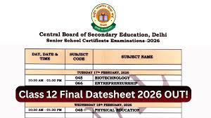 CBSE Board Exam 2026: Revised Datesheet & Admit Cards Out