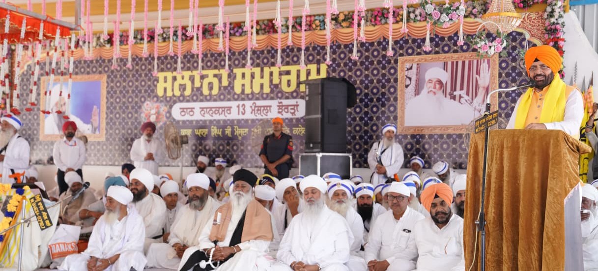 True Wealth Lies in Naam’: CM Nayab Singh Saini’s Spiritual Message at Ludhiana Congregation